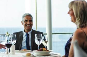 Fred. Olsen Cruise Lines Couple enjoying a meal in Spey & Avon, Balmoral.jpg